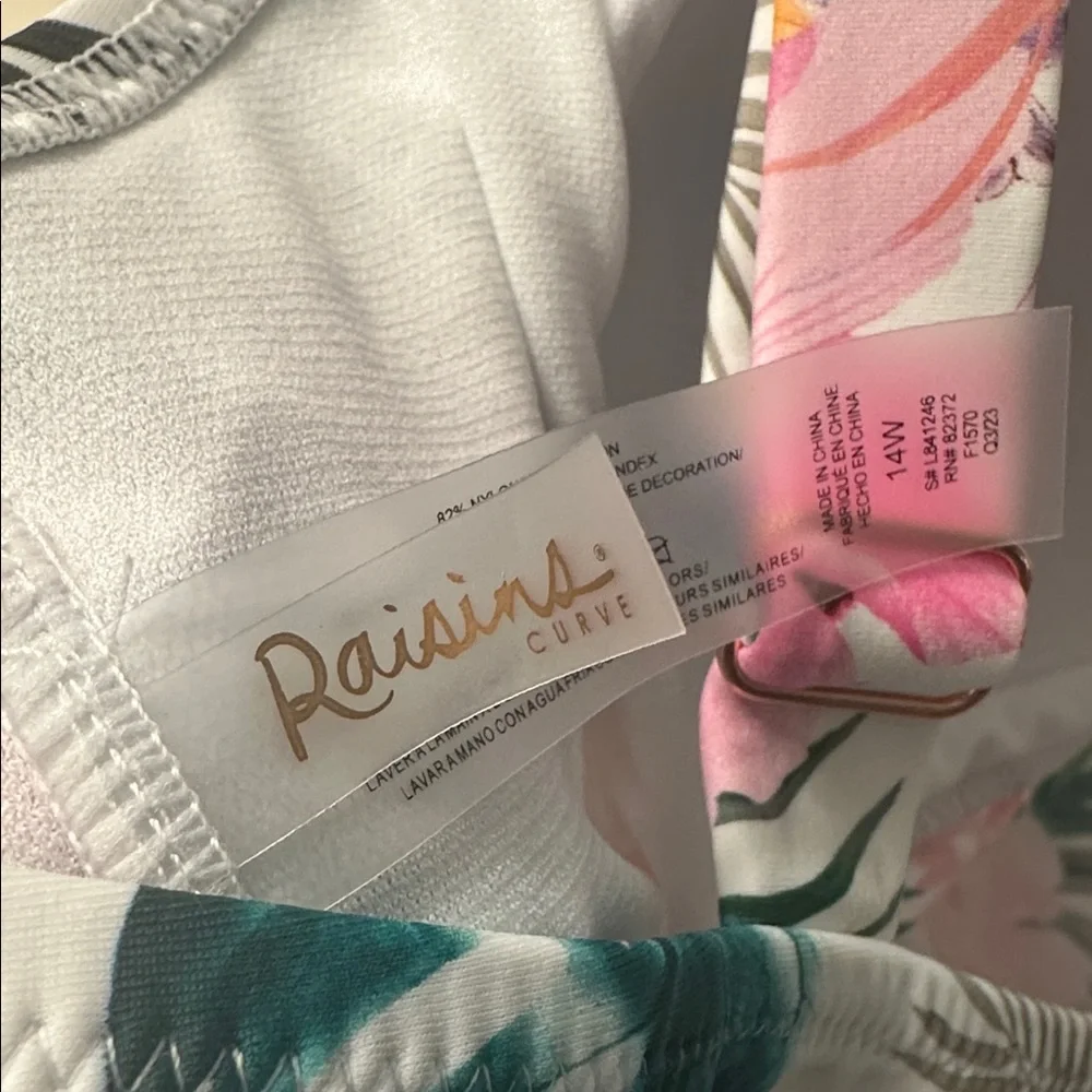 Raisins Curve Tropical Tanzania Tankini Top